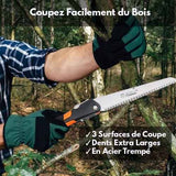 Bivouak™ mini scie pliante bushcraft de survie couper facilement du bois