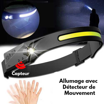 LELITEN™ Lampe Frontale en Silicone Ultra-Légère à Capteur survieprotek