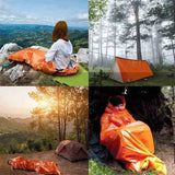  Bivy Bag Sursac de Couchage Couverture de Survie Réutilisable couverture isotherme abris camping 