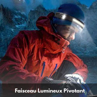 LELITEN™ Lampe Frontale en Silicone Ultra-Légère à Capteur survieprotek