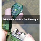 Explorer™ Briquet tempete electrique USB à arc sans flamme briquet tempete haut de gamme