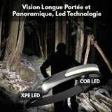 Leliten™ Lampe Frontale en Silicone Ultra-Légère à Capteur
