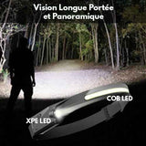 Leliten™ Ultra-Light Silicone Sensor Headlamp