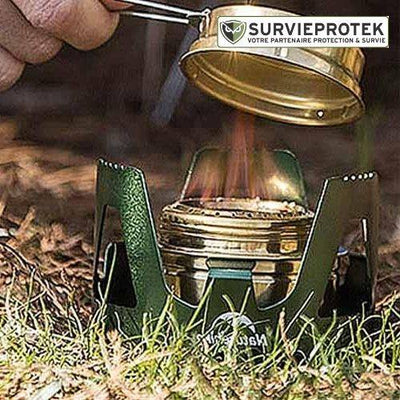 Bivouak™ Mini Réchaud à Alcool Portable