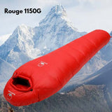 Sac de Couchage Grand Froid Duvet Ultra Compact rouge 1150gr