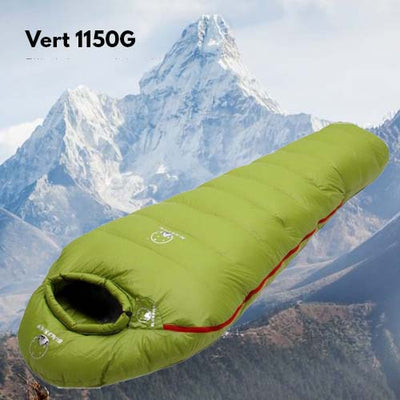 Sac de Couchage Grand Froid Duvet Ultra Compact vert 1150gr