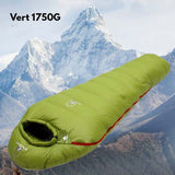 Sac de Couchage Grand Froid Duvet Ultra Compact vert 1750gr